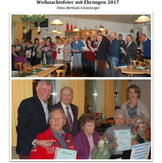 Weihnachtsfeier 2017